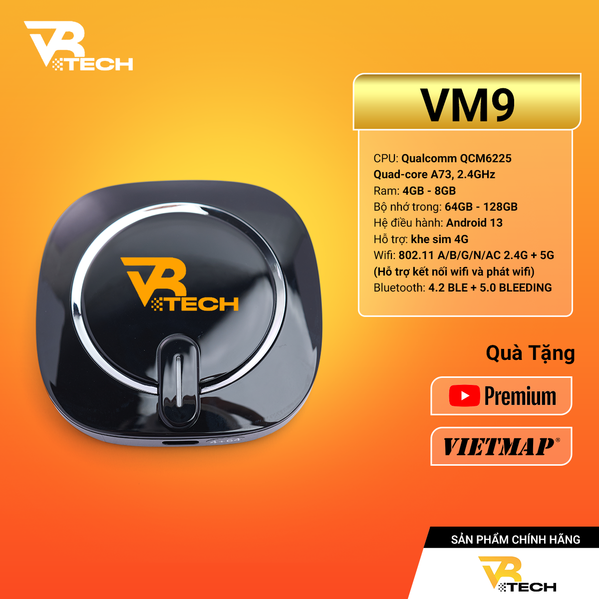 Android Box Vrtech VM9